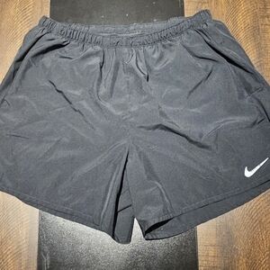 Nike Black Athletic Shorts with Swoosh